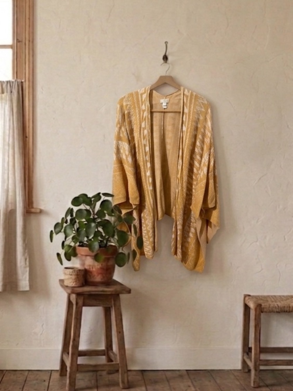 Boho Aztec Print Cardigan Small Medium Large (Spring Cardigan, Spring Outerwear)